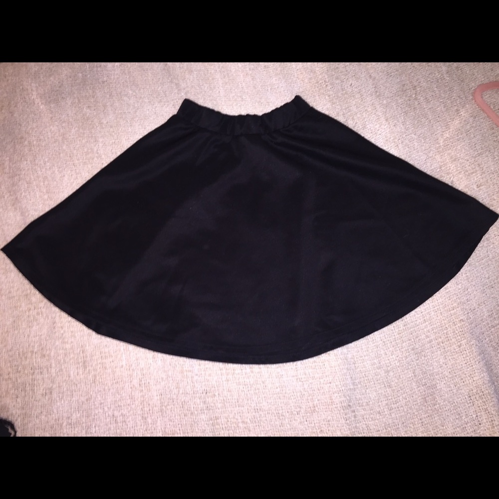 Black punk skirt